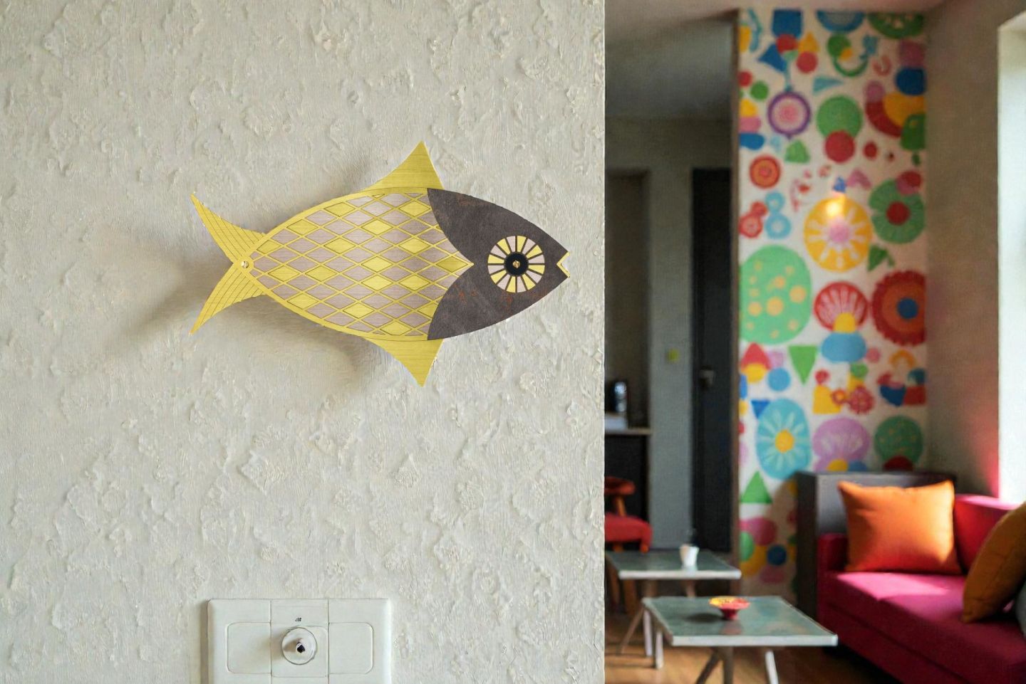 Lucky Fish Fish Mask Gold Umasqu SINGLE PIECES
