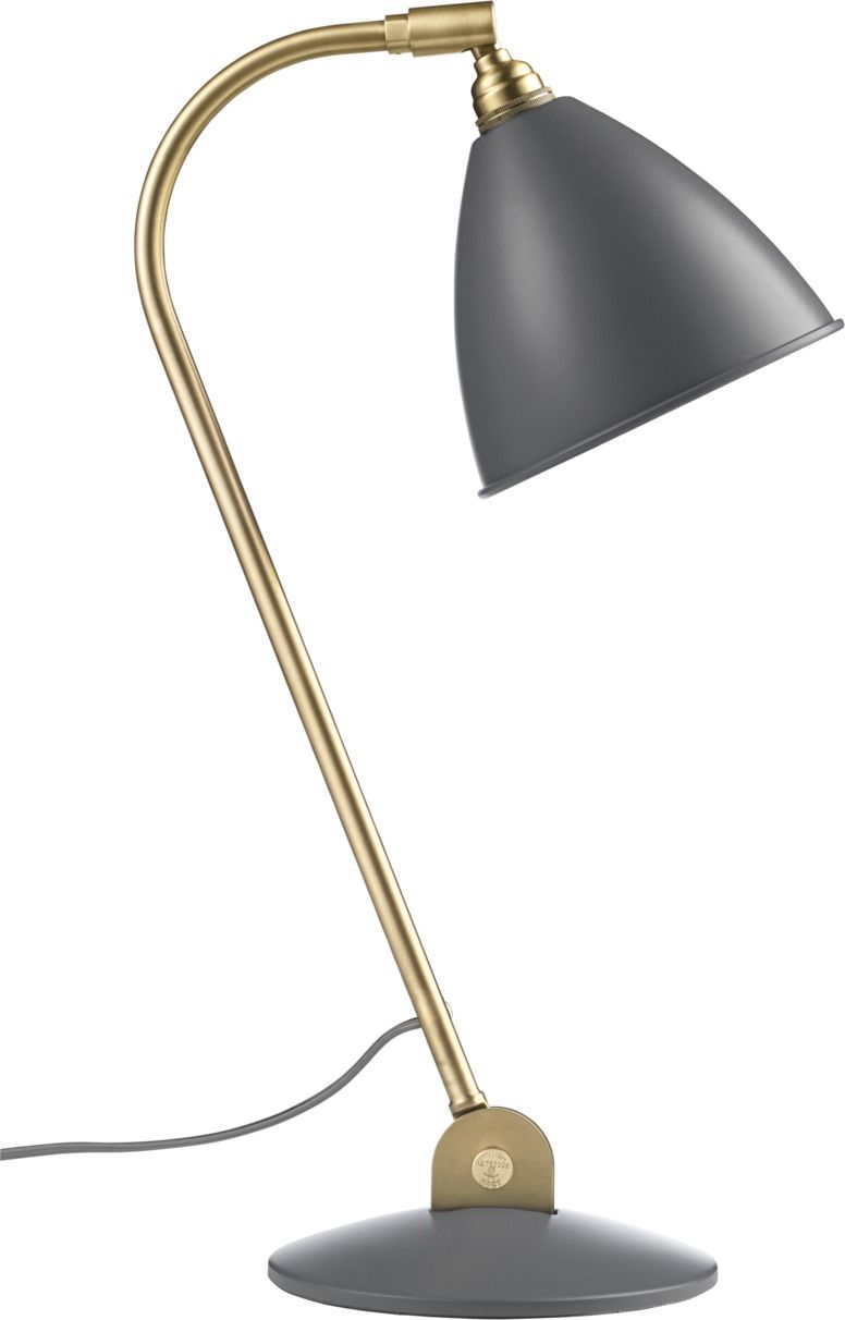 Bestlite BL 2 Table lamp Grey / Brass Gubi Bestlite BL 2 Table lamp Grey / Brass Gubi