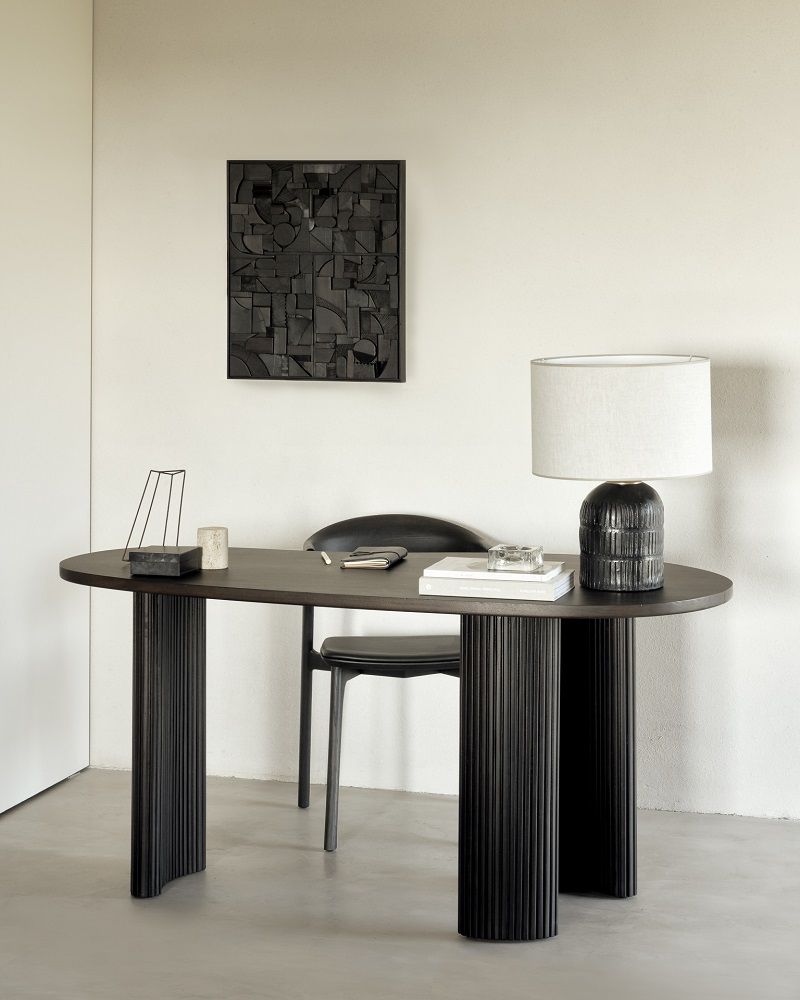 Bok Chair Oak brown / Leather brown Ethnicraft 