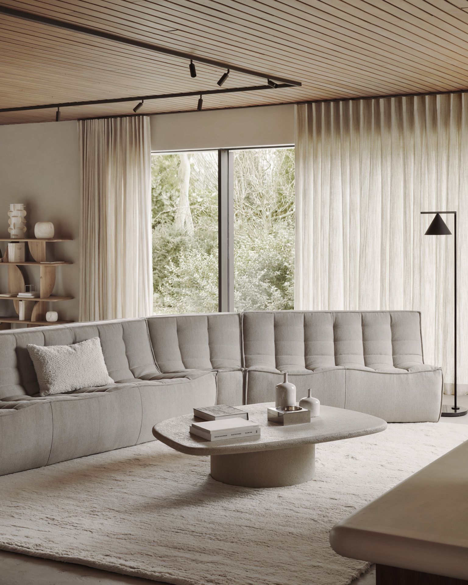 N701 Modular sofa 45° round corner Ethnicraft