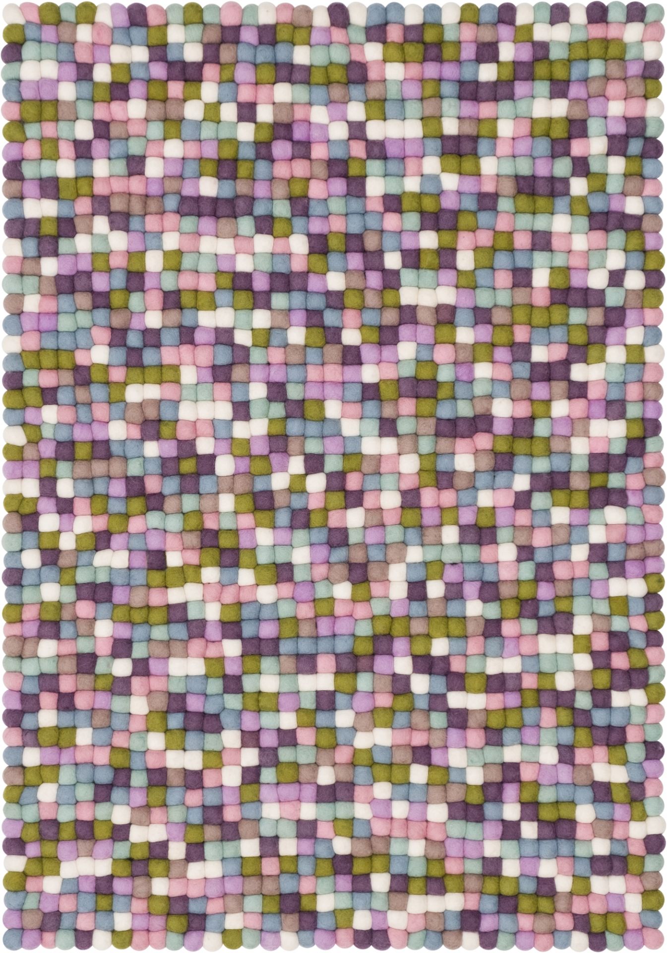 Felt ball Carpet 120x170 cm Myfelt Greta