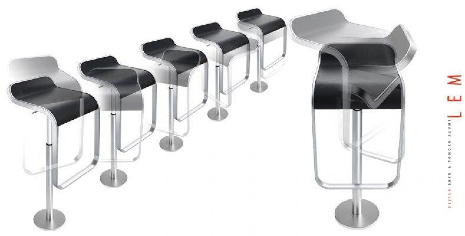 LEM Counterstool FRAME LACQUERED H 80 cm La Palma