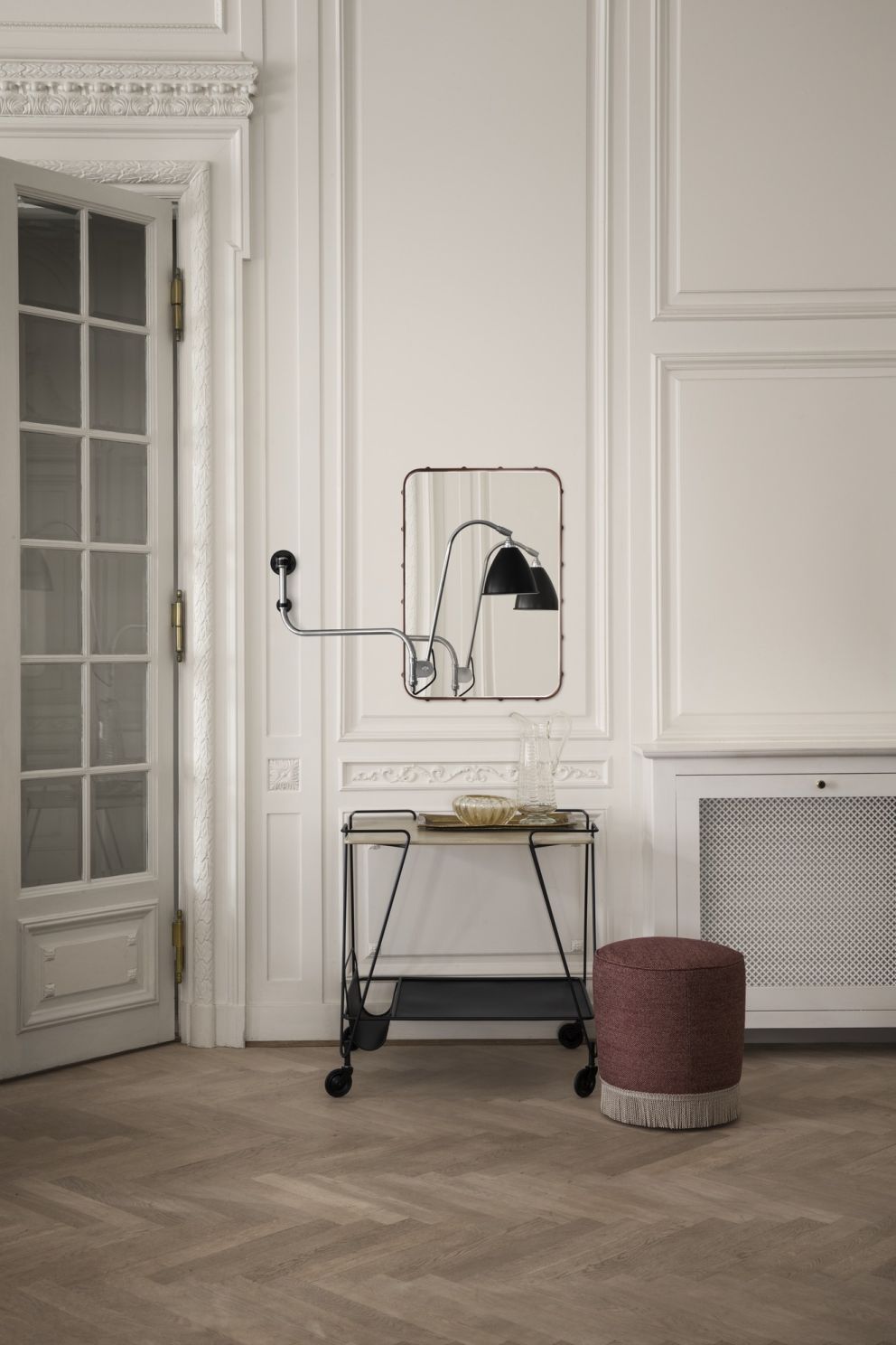 Adnet Rectangular Mirror medium Gubi