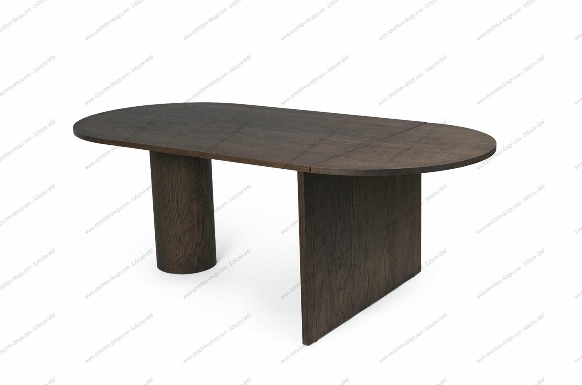 Pylo Dining Table Dark Stained Oak Ferm Living
