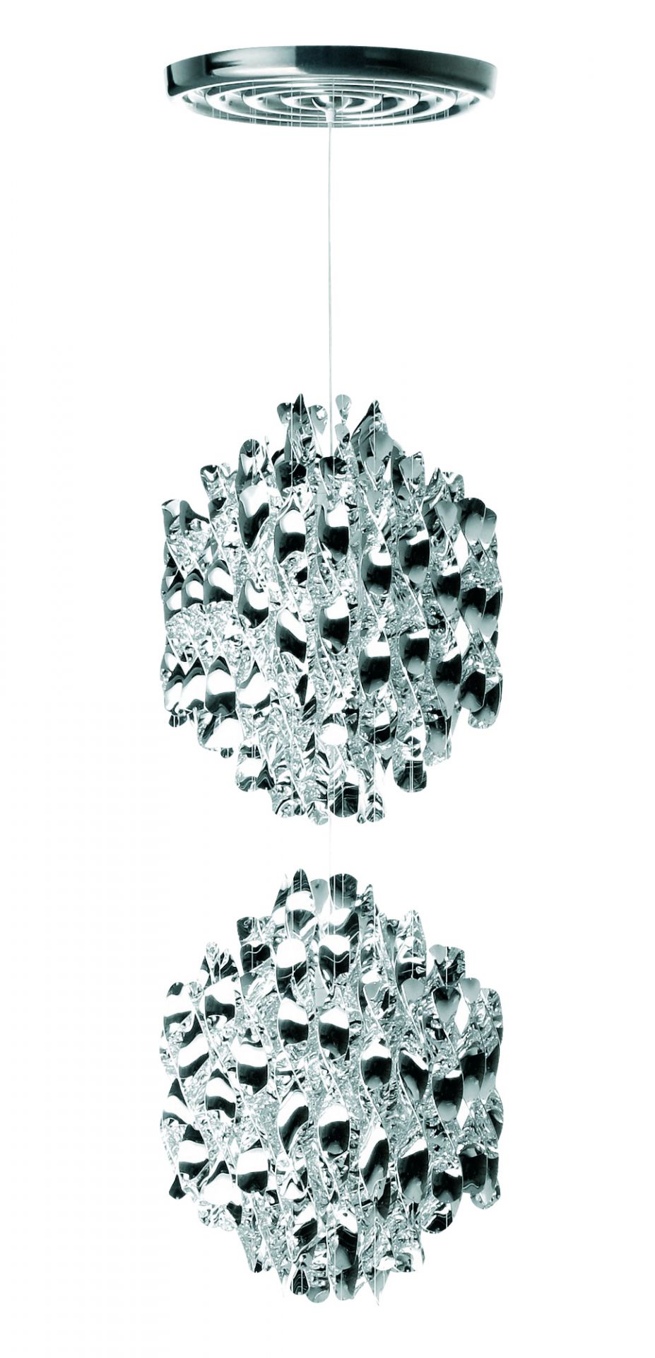 Spiral SP2 Pendant Lamp Silver Verpan