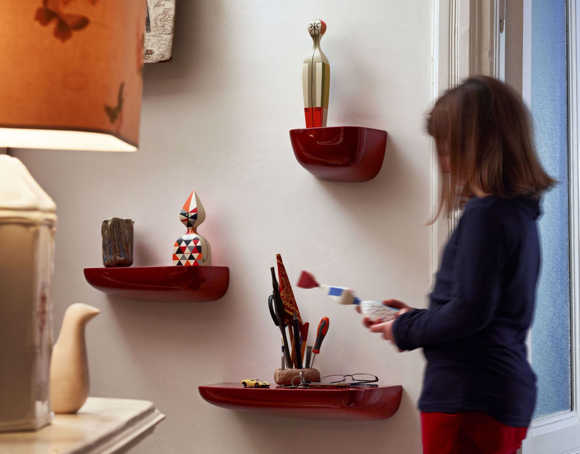 Corniches Wall board Medium Vitra Japanese red