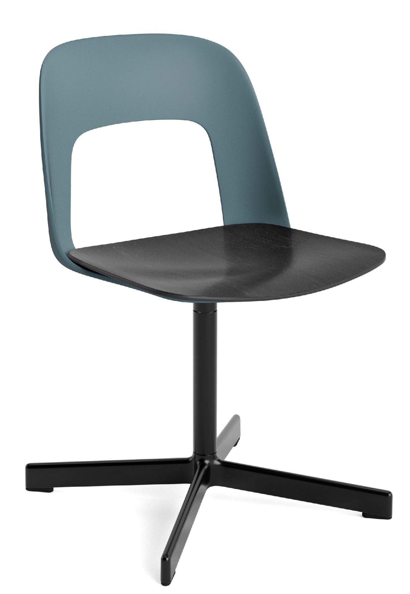 Layout Side Chair 132 4-star swivel base chair Hay 