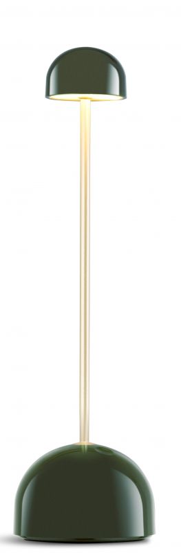 Sips rechargeable lamp / table lamp marset Green / Gold (RAL 6009 - RAL 1036)