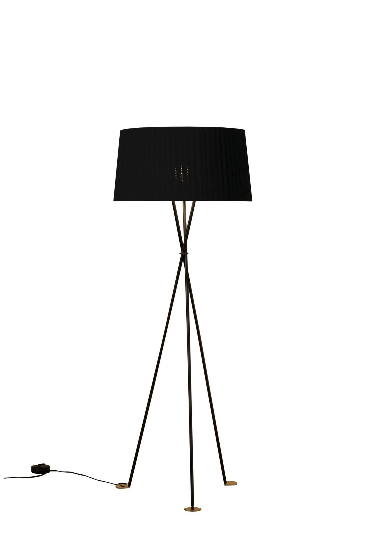 Tripode G5 floor lamp black Santa & Cole