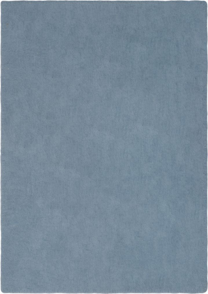 Mono Rectangular Felt Rug 160 x 230 cm myfelt Mia (light blue)