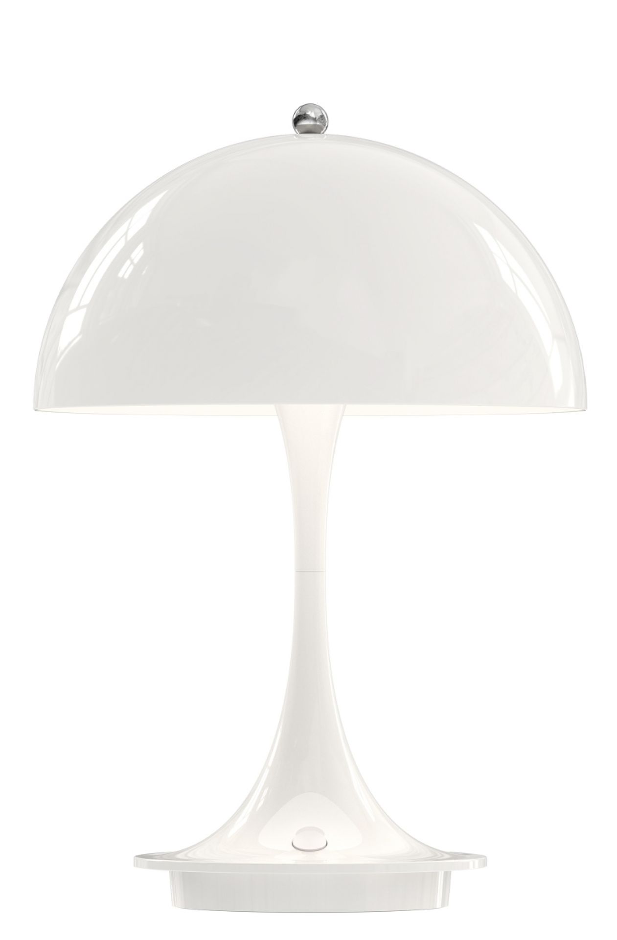 Panthella 160 Portable LED Table lamp Indoor/Outdoor Louis Poulsen Steel white SINGLE PIECES