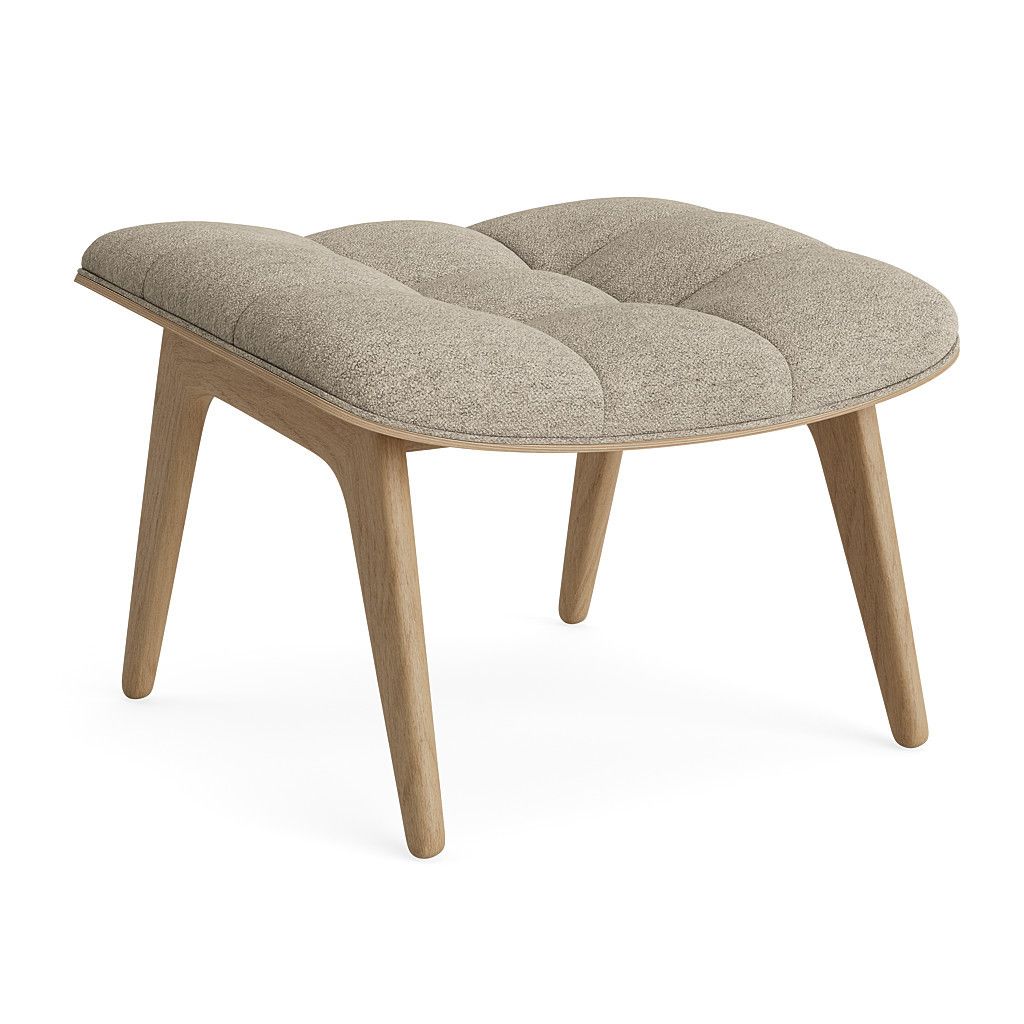 Mammoth ottoman natural oak NORR11