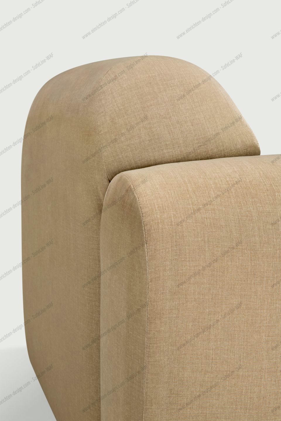 Bulky Modular Sofa Light Sepia Lying position left Ethnicraft