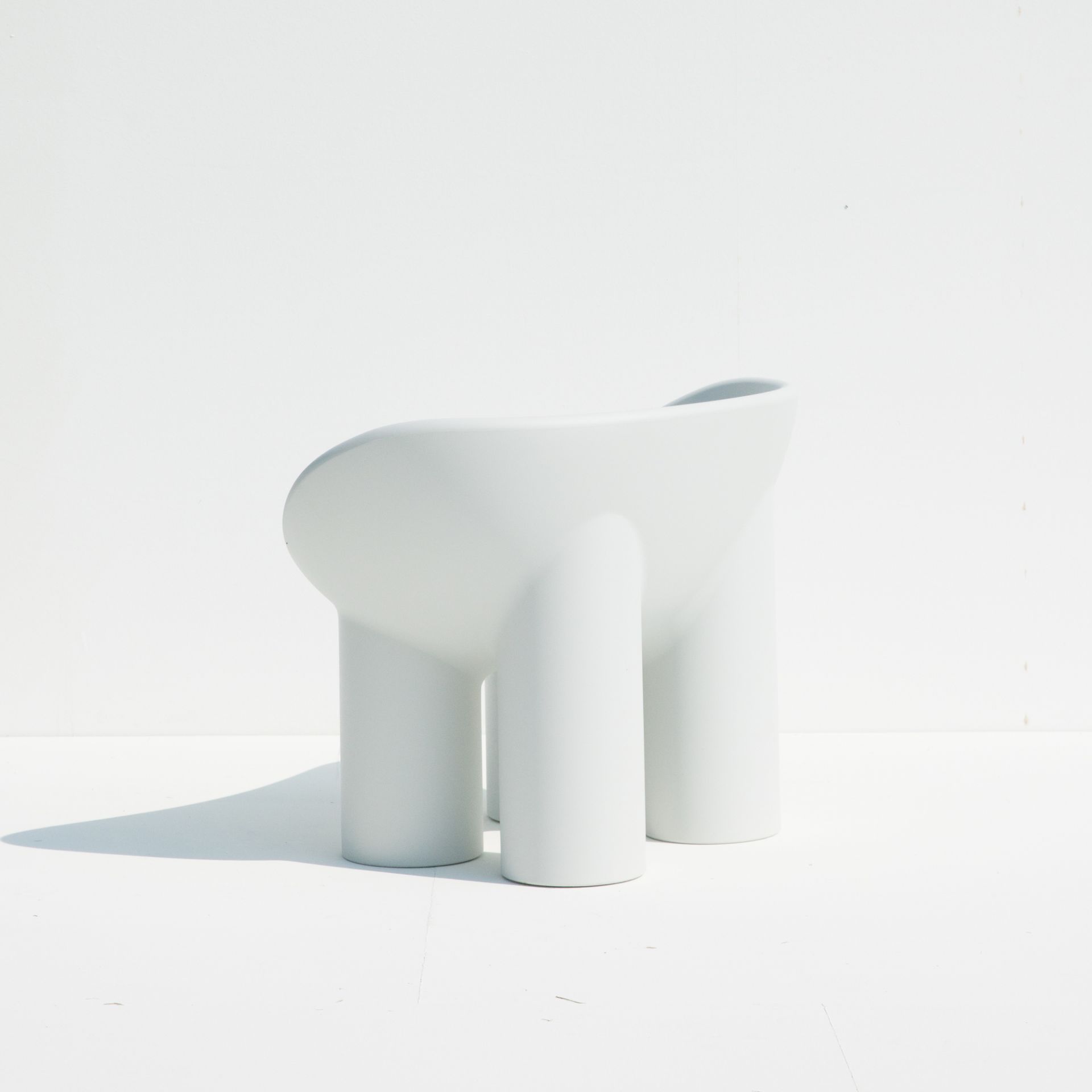 Roly Poly Armchair Driade Concrete
