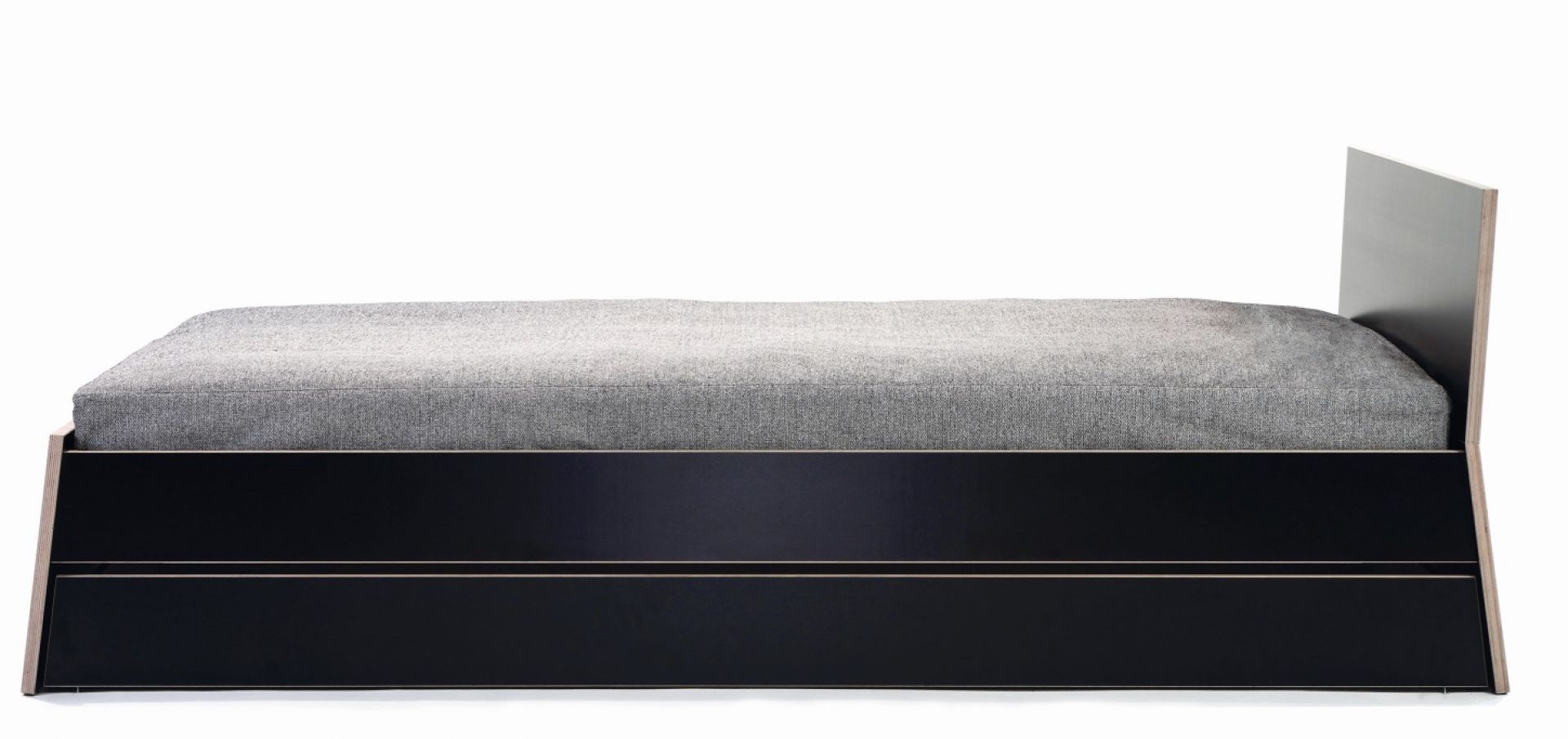 Stockholm bed birch multiplex with high headboard Richard Lampert 