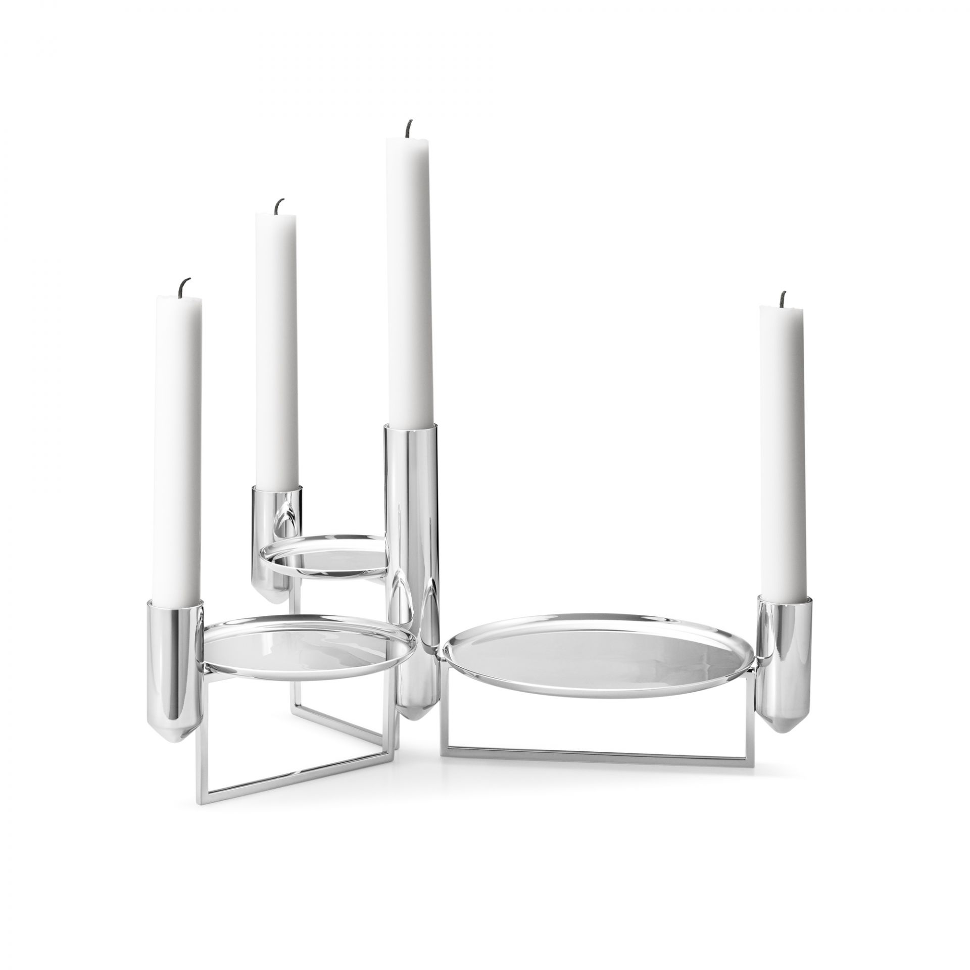 op vakantie vingerafdruk hardwerkend Tunes Centerpiece Candle holder and Tray Georg Jensen | GEORG JENSEN  10013915