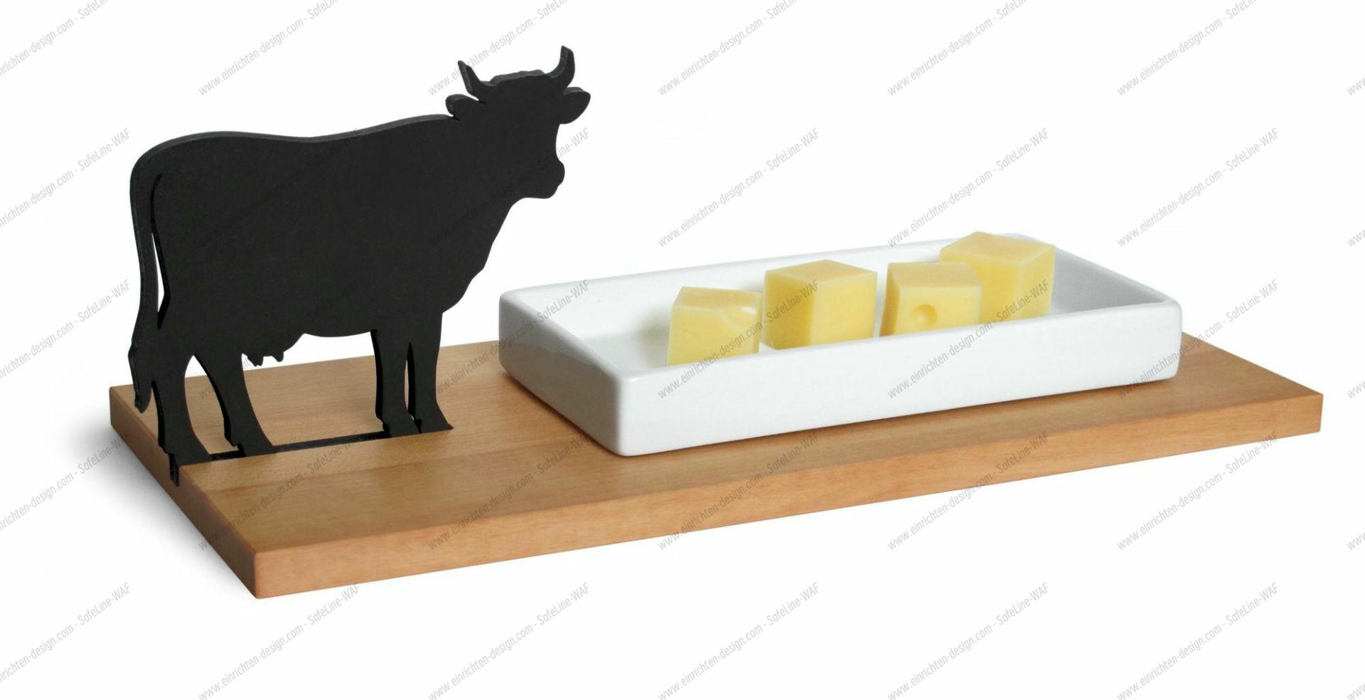 Cheese tray Cow Side by Side SINGLE PIECES