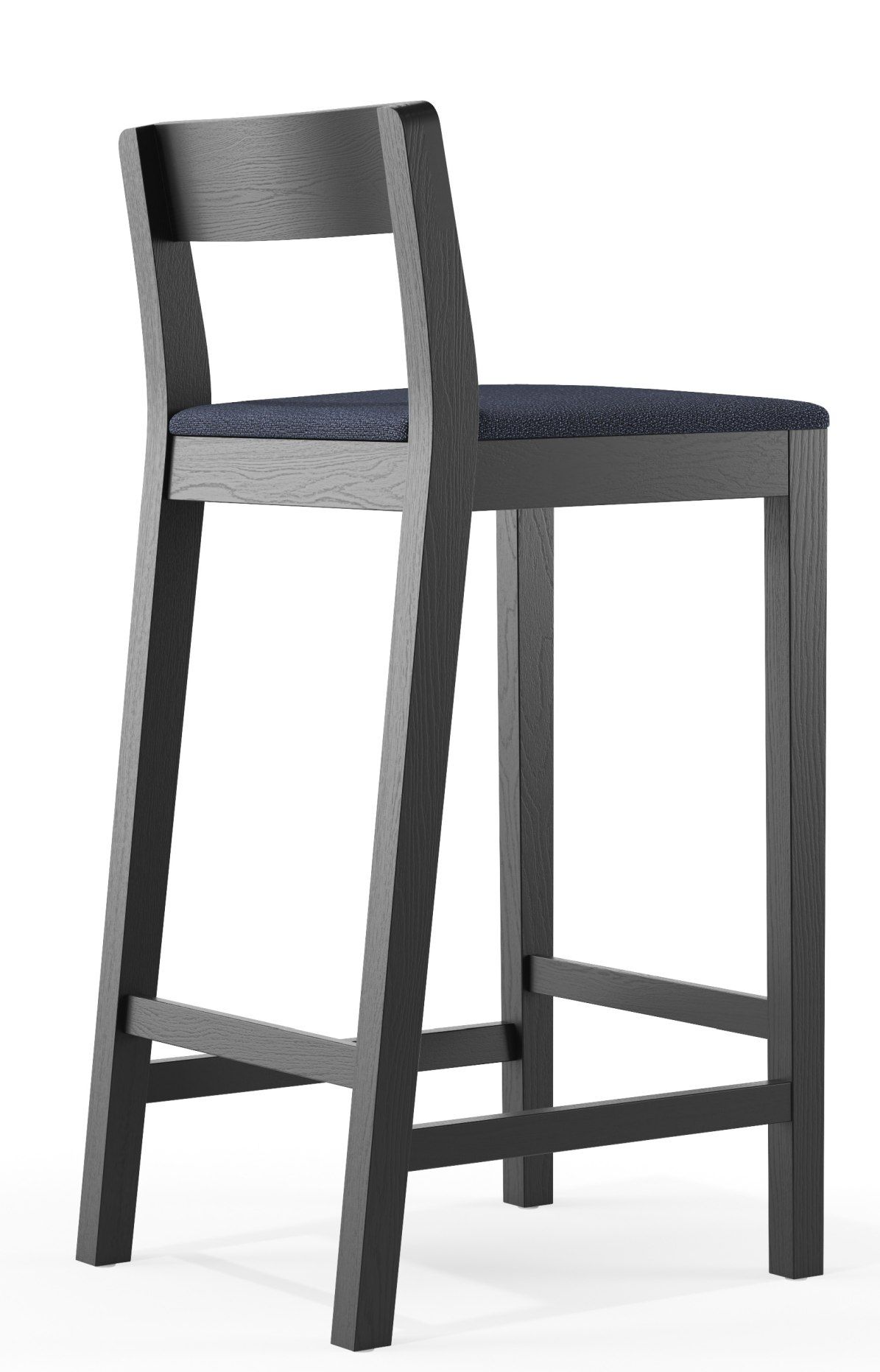 Sit Wood Bar Stool with Seat Cushion Zeitraum Sit Wood Bar Stool with Seat Cushion Zeitraum