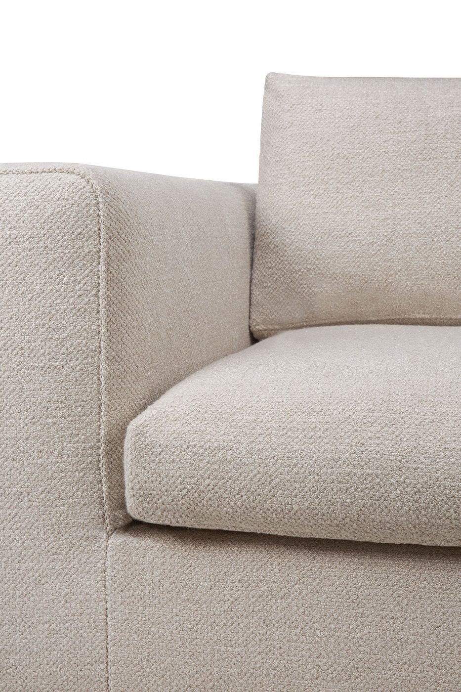 Mellow Sofa Left/Right Armrest Ivory Fabric Ethnicraft 