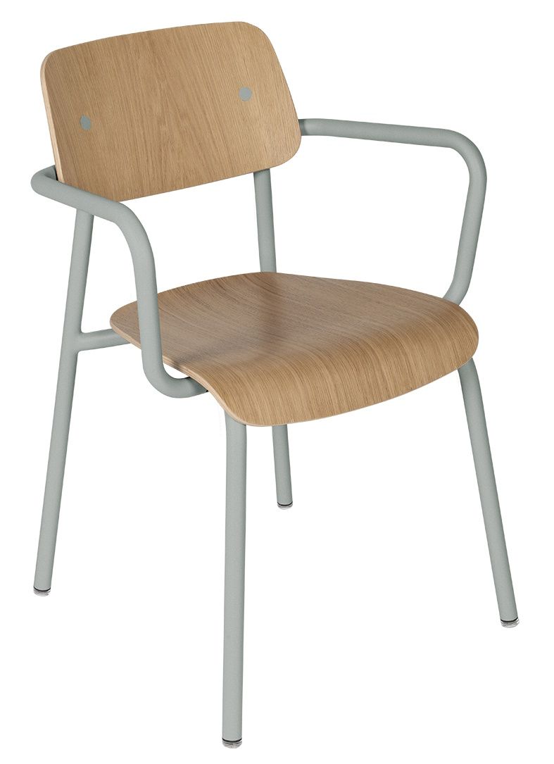 Study Bridge oak armchair Outdoor Fermob