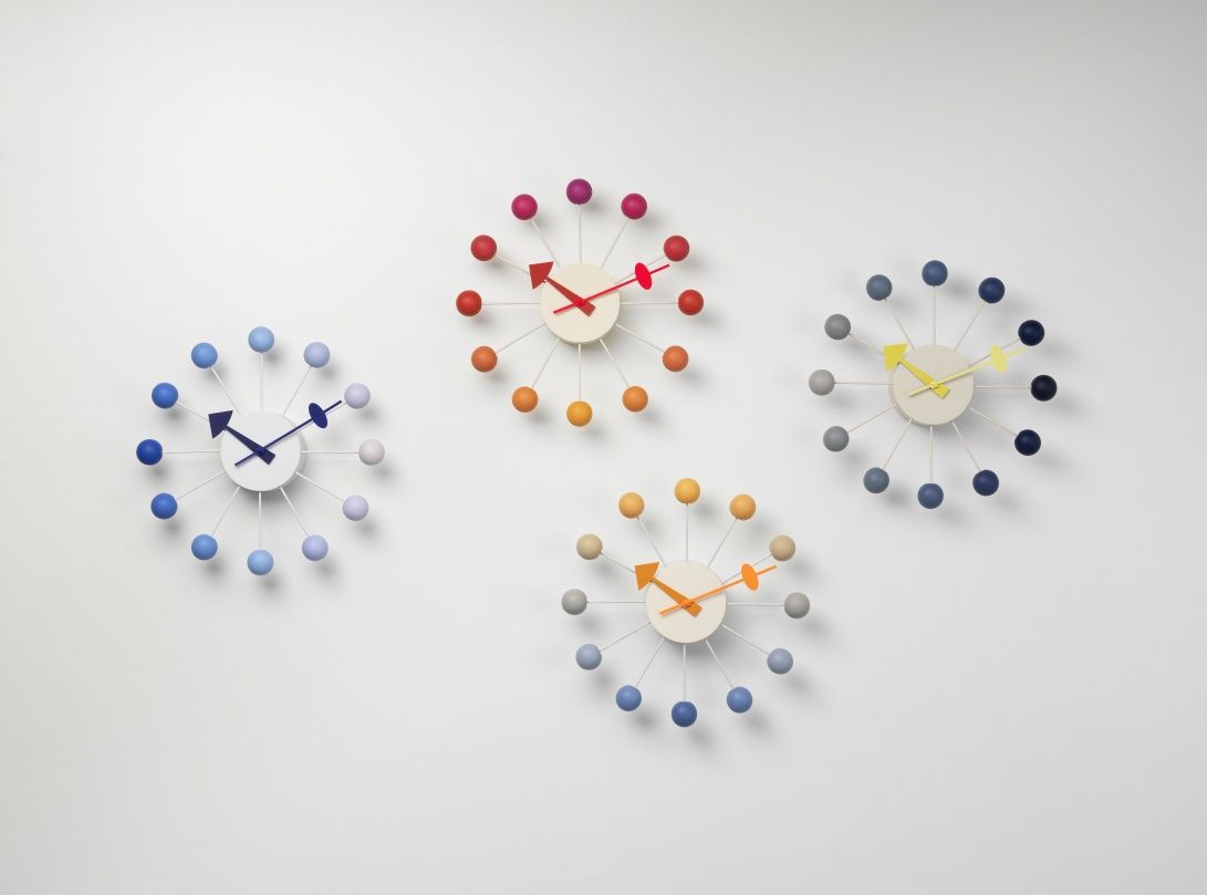 Ball Clock Wall Clock Sunset Vitra LIMITED EDITION 