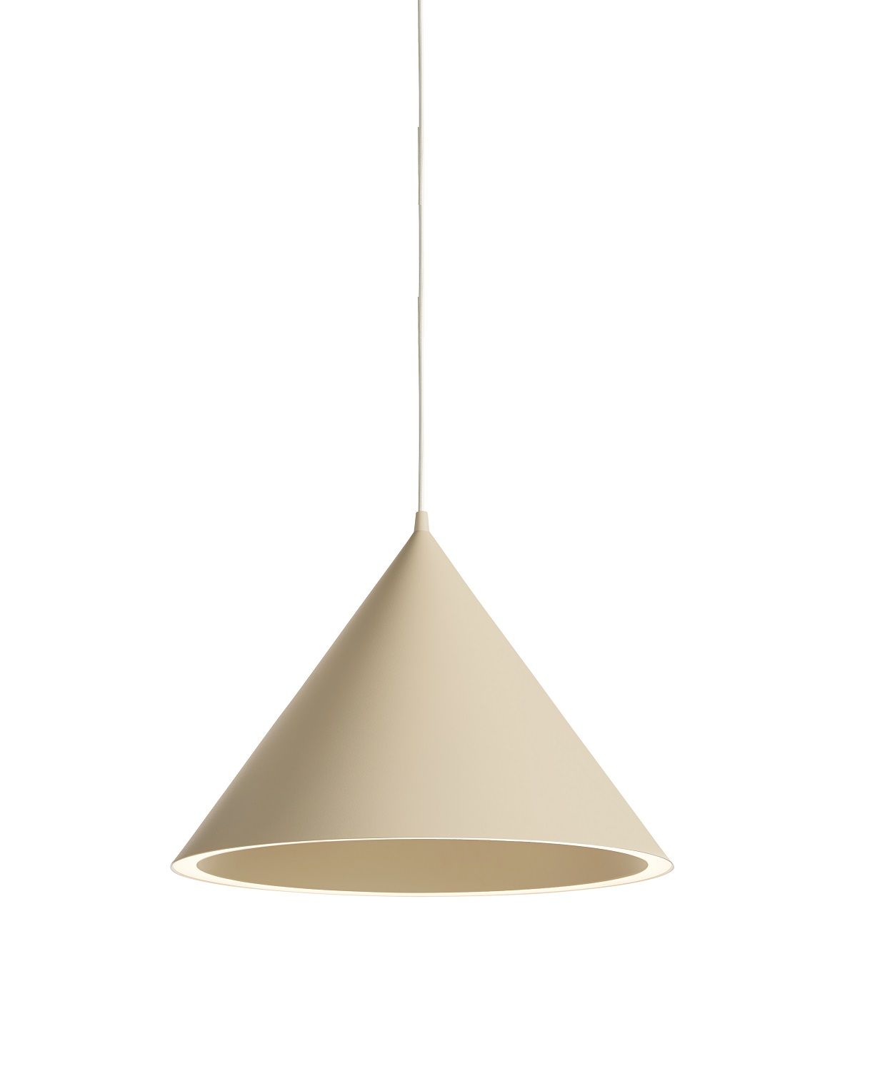 Annular Pendant Woud Beige