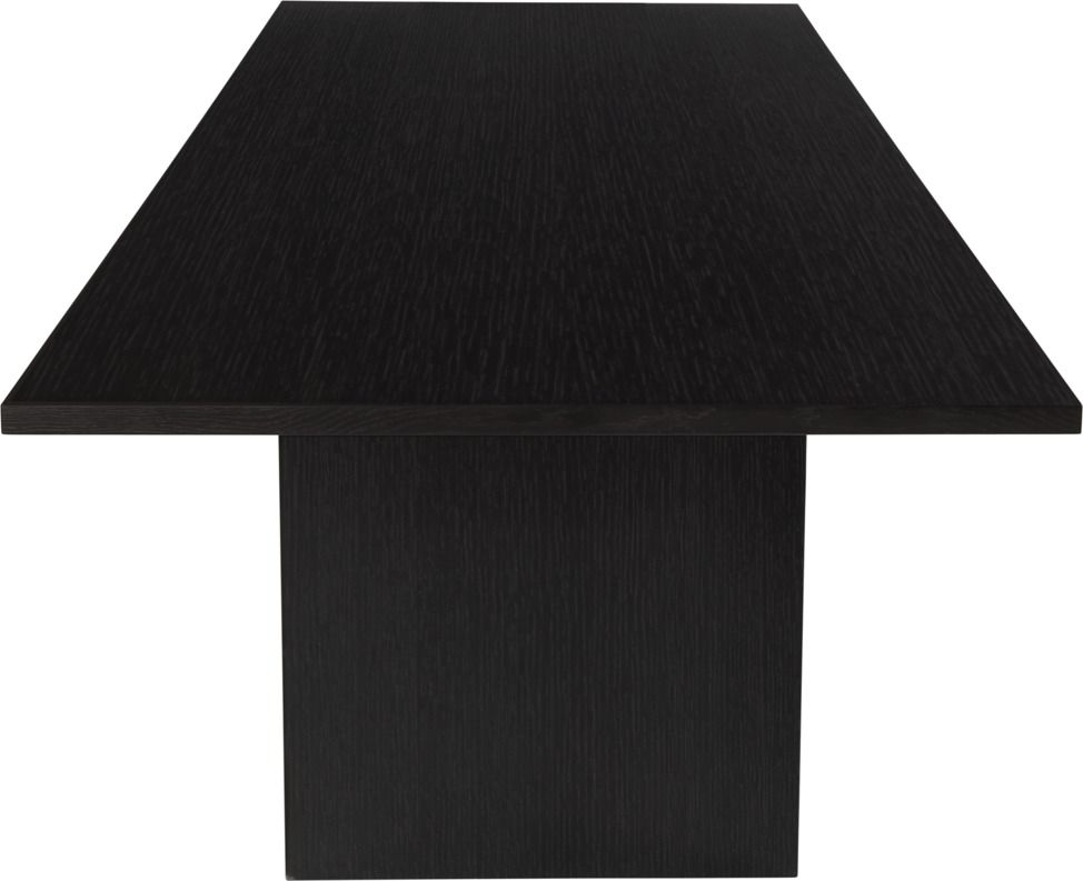 Private Dining Table Rectangular 320 Brown / Black Ash Veneer Gubi Private Dining Table Rectangular 320 Brown / Black Ash Veneer Gubi