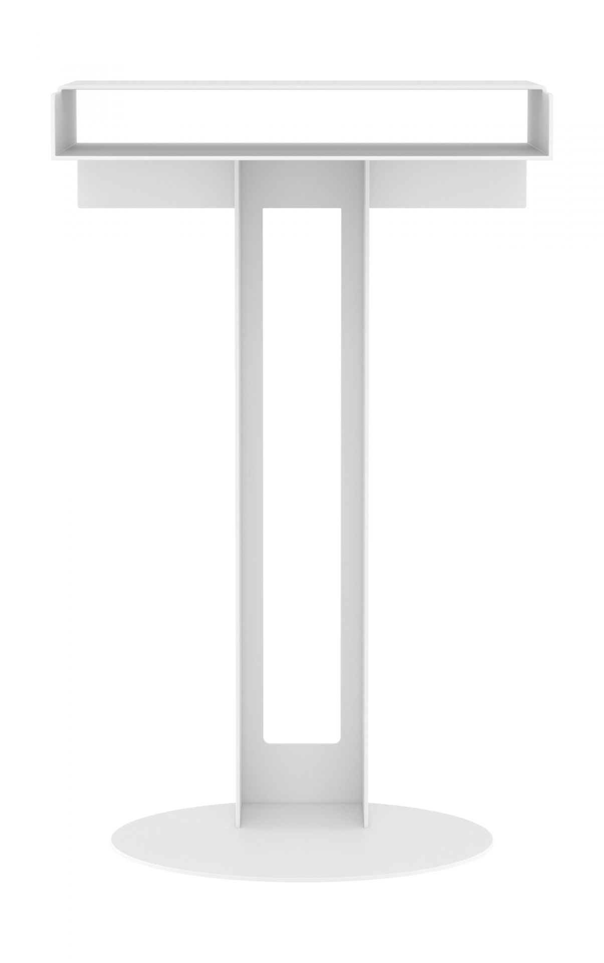 Meta Side Table New Tendency White