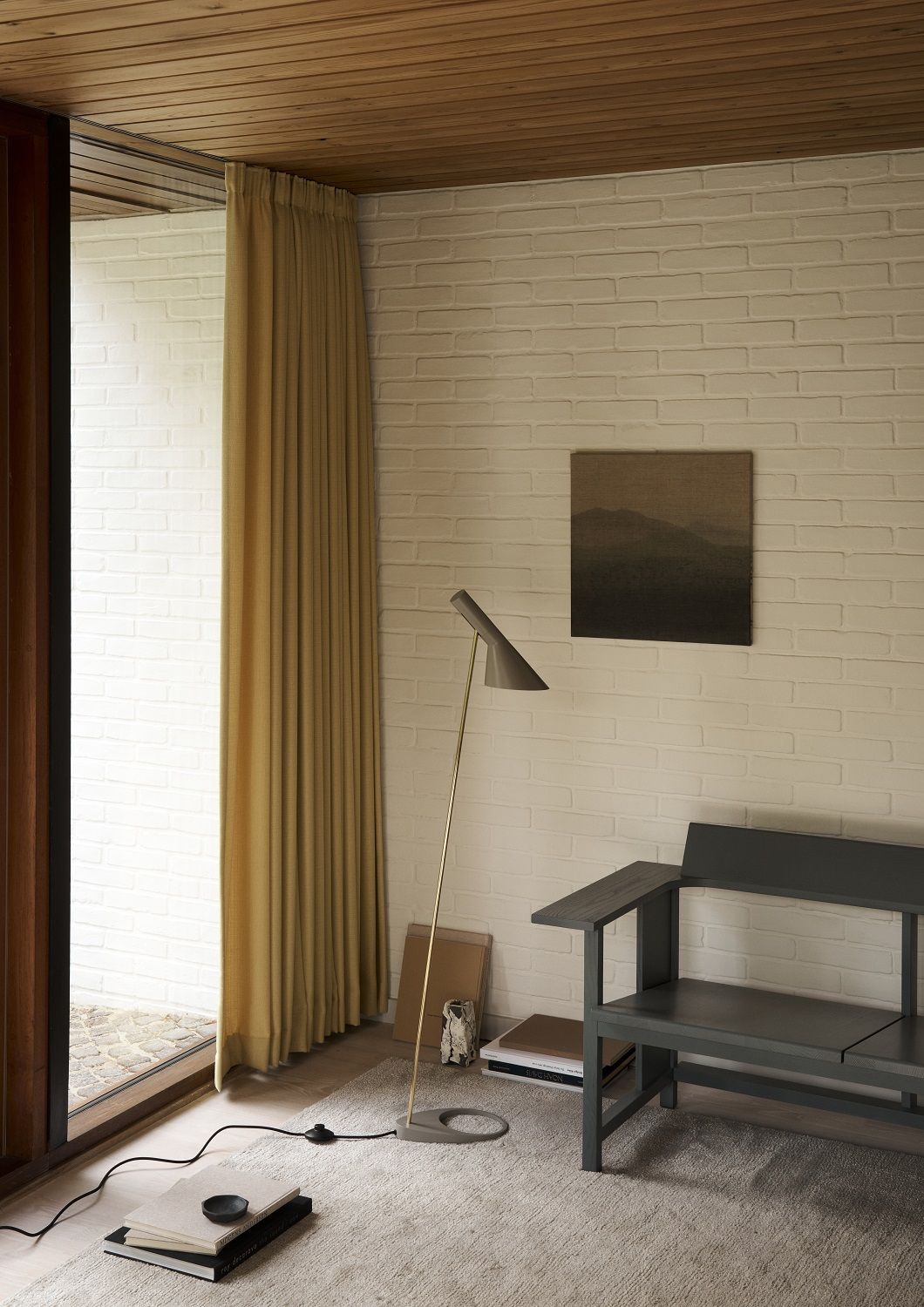 AJ Floor lamp Brass Louis Poulsen
