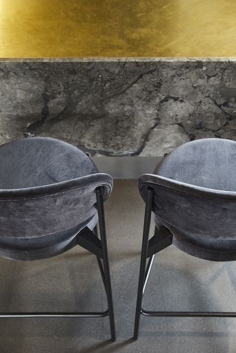 Series 430 Bar Stool Bar stool 75 cm BLACK / REMIX 123 Verpan SINGLE PIECES