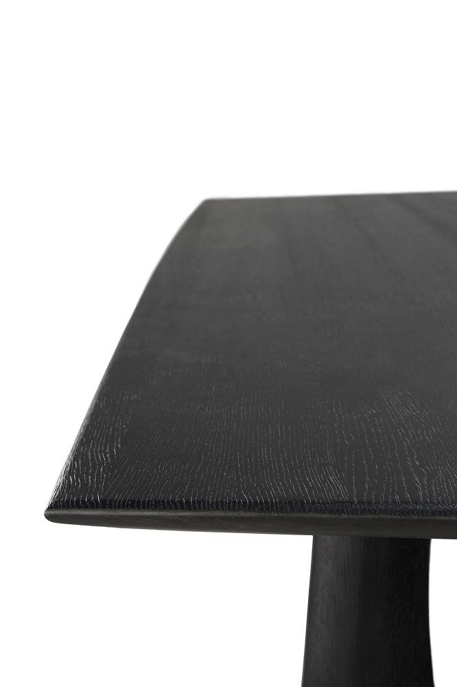 Geometric Dining table Oak black Ethnicraft