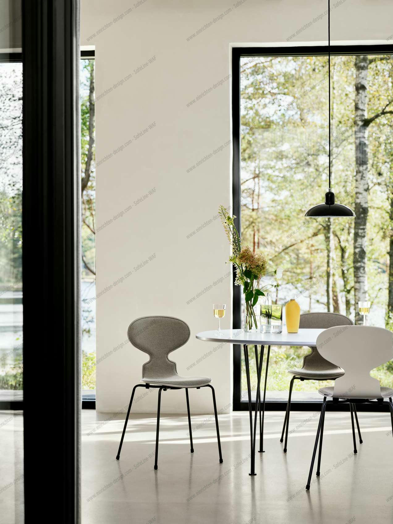 Fritz Hansen Super Elliptical table series