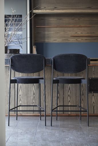 Series 430 Bar Stool Bar stool 75 cm BLACK / REMIX 123 Verpan SINGLE PIECES