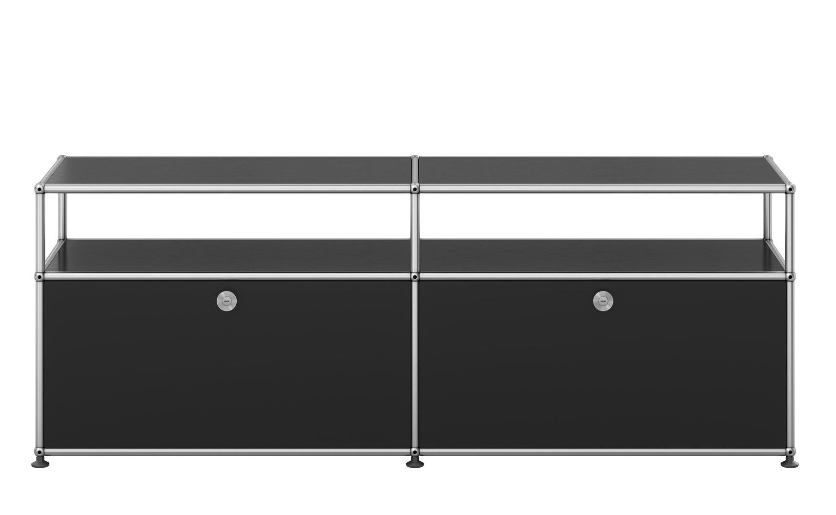 USM Haller Sideboard TV Hi-Fi-Möbel – QUICK SHIP-graphitschwarz