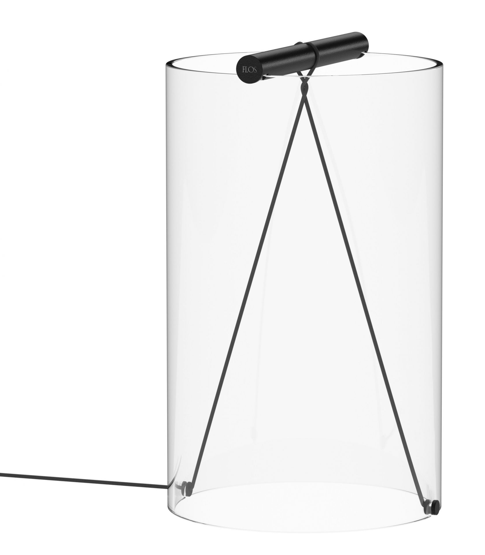 To-Tie T2 LED Table Lamp Flos Black anodised
