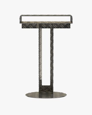 Meta Side Table Diamond Plate New Tendency