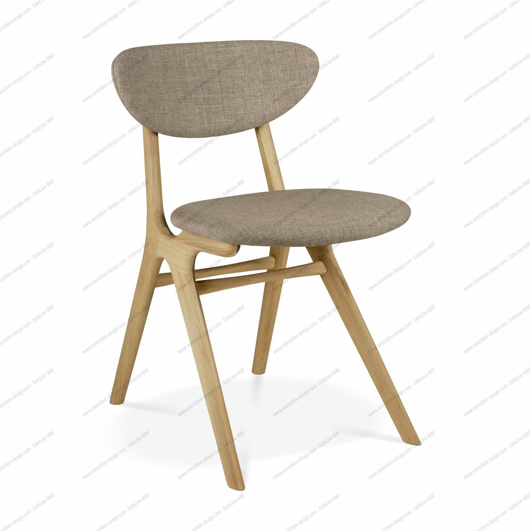 Eye chair lacquered oak - Warm Grey Ethnicraft