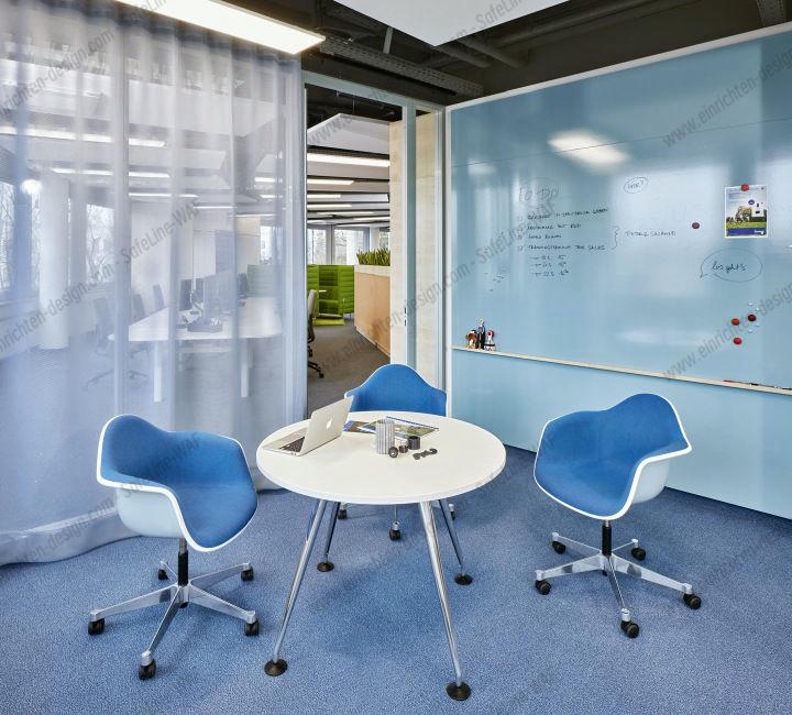 Eames Plastic Arm Chair DAL Chair Fully upholstered Vitra