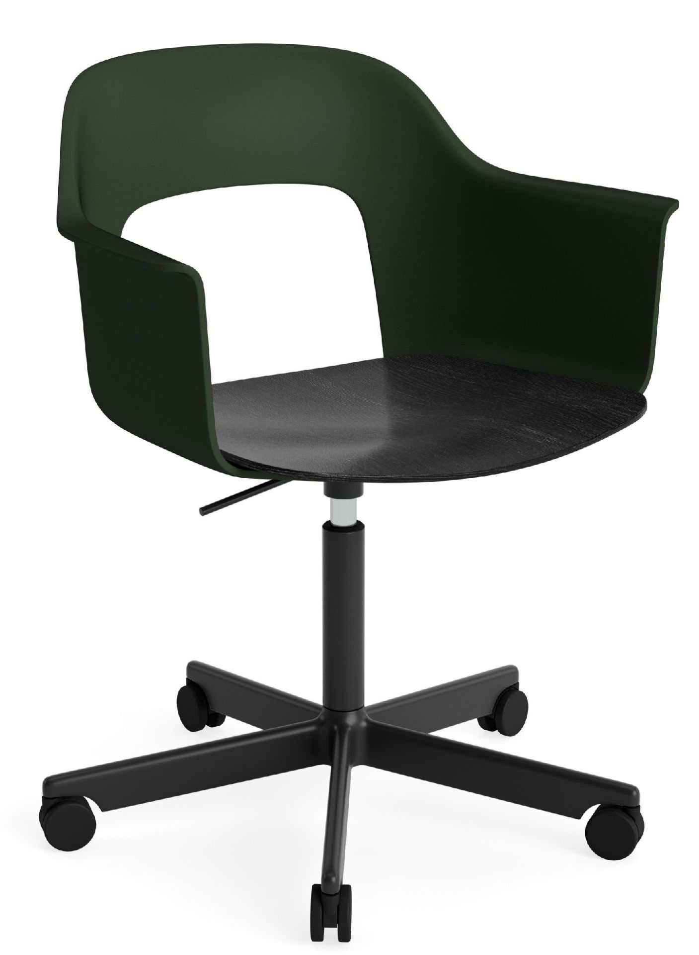 Layout Armchair 242 Armchair 4-star base gas lift with swivel function Hay