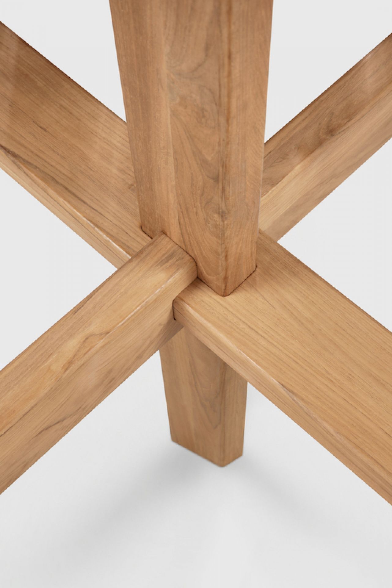 Circle Outdoor Dining Table Teak Ethnicraft