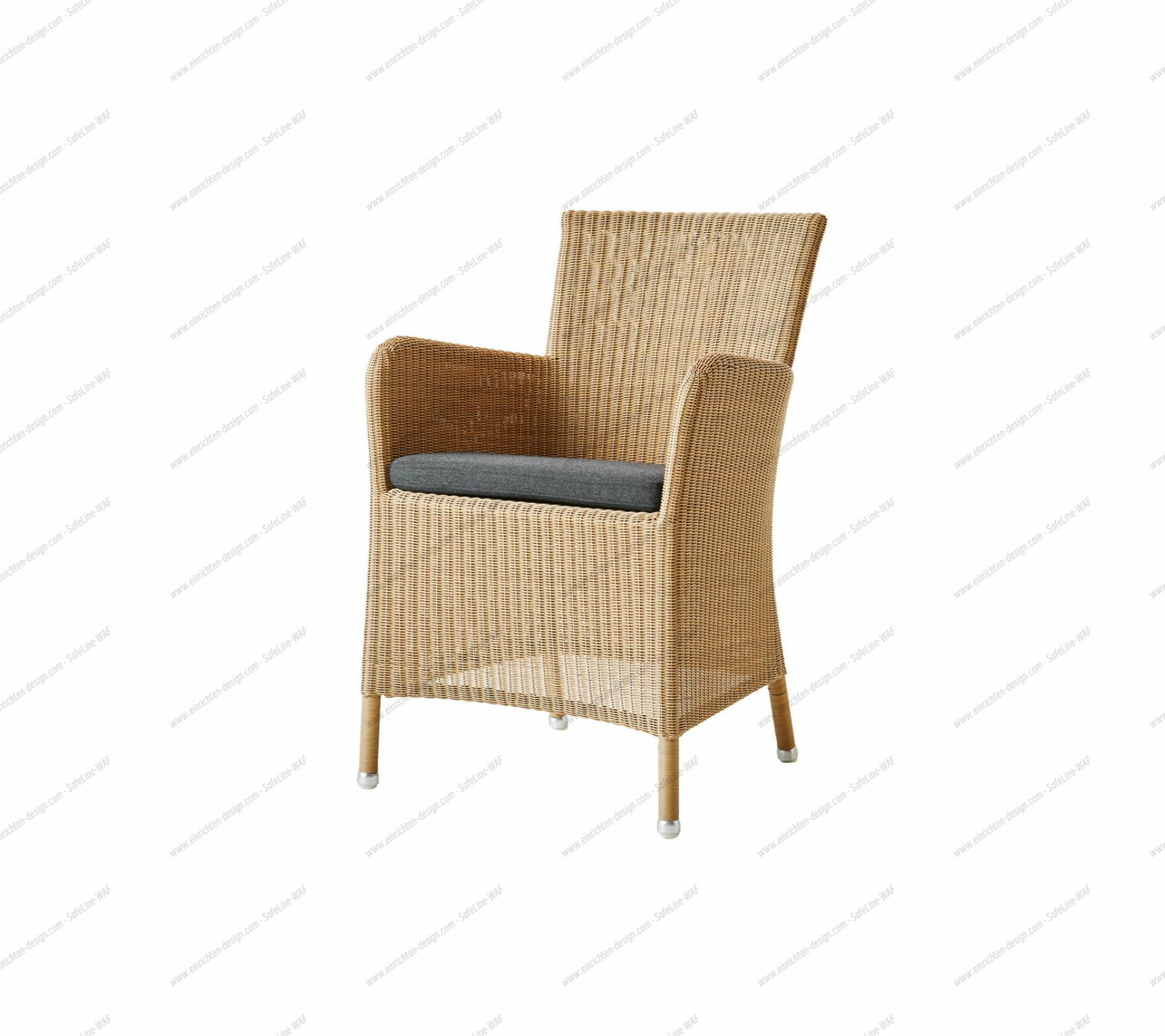 Hampsted armchair seat cushion black Cane-Line