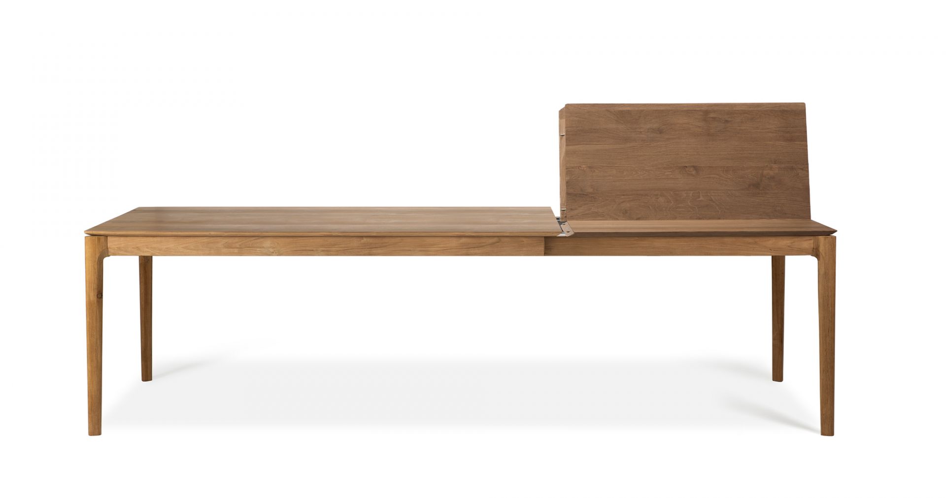 Bok Extendable table teak W 180 x D 90 x H 76 cm Ethnicraft SINGLE PIECES