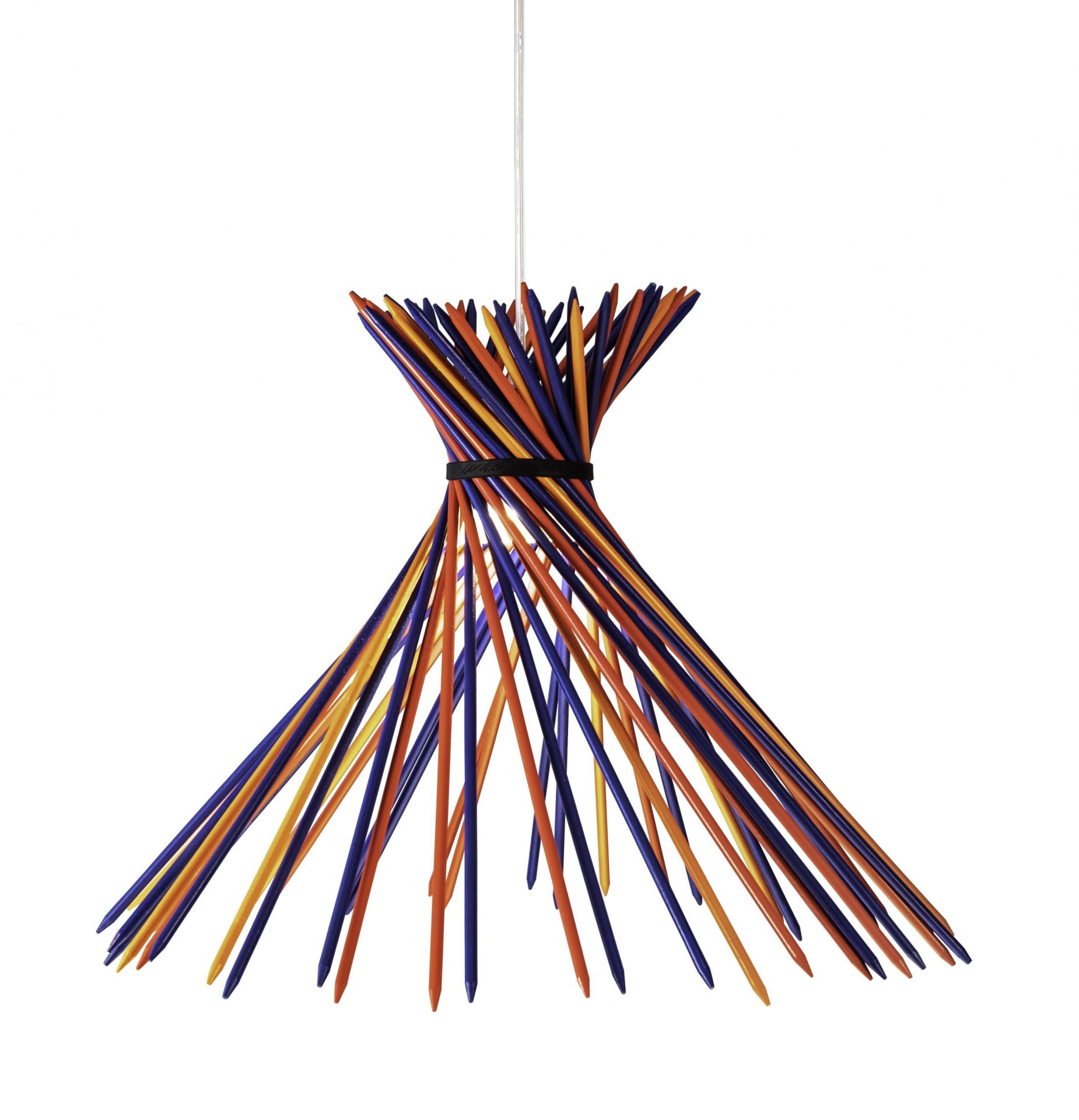 Pic-A-Stic Pendant Light Blue-Luminescent Orange Ingo Maurer