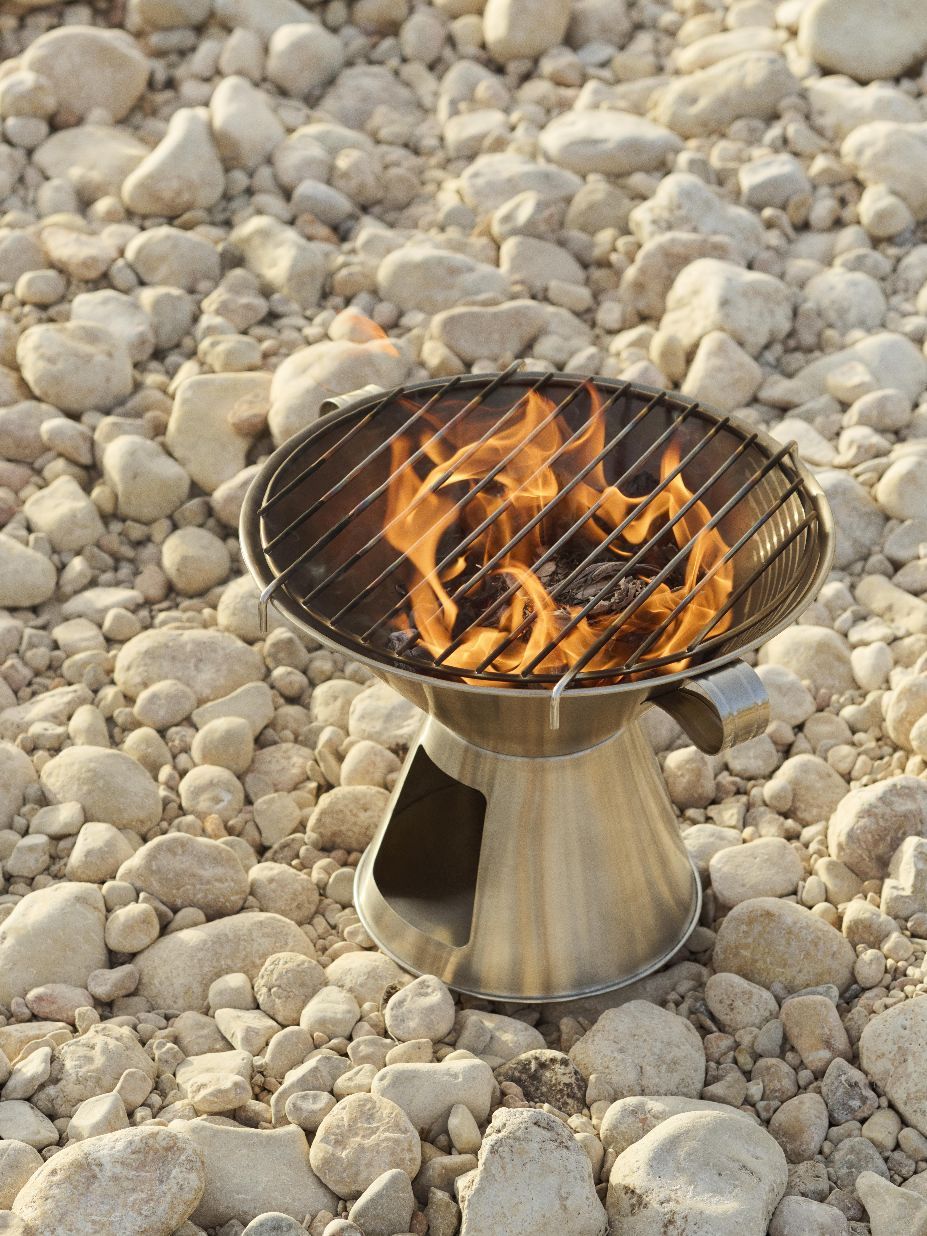 Outdoor Market Firepit BBQ Fireplace Hay