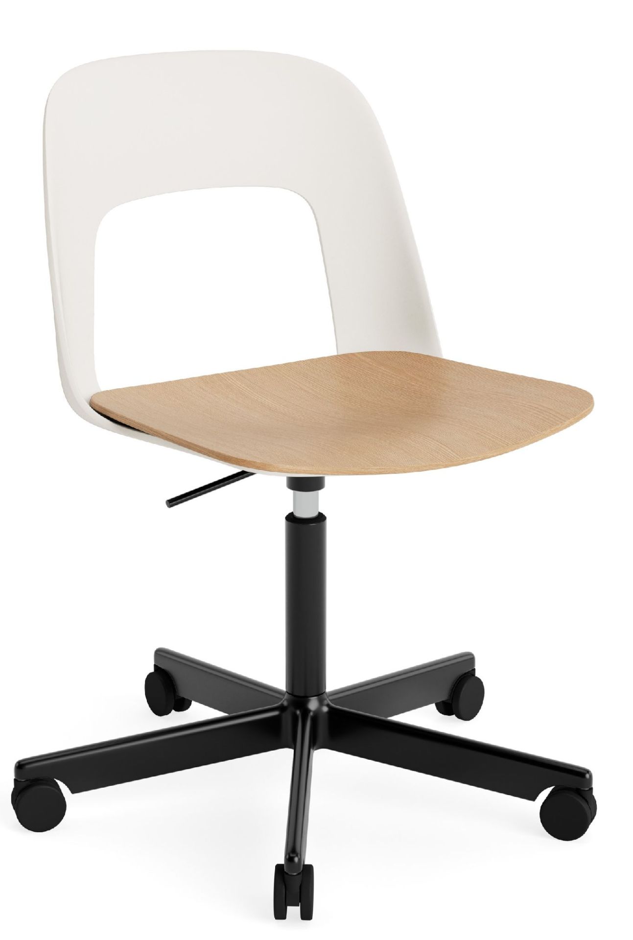 Layout Side Chair 142 5-star swivel base chair Hay  