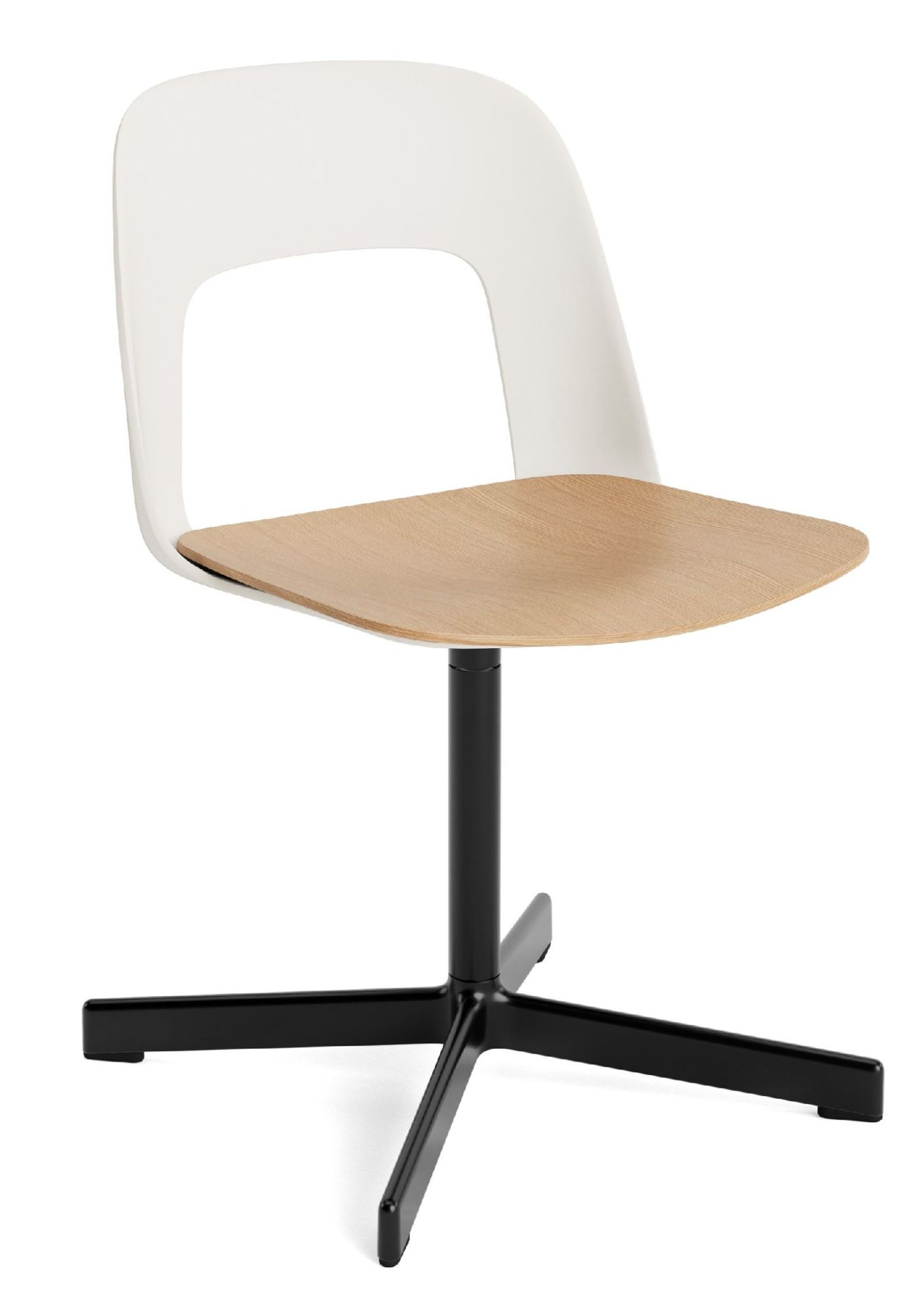 Layout Side Chair 132 4-star swivel base chair Hay 