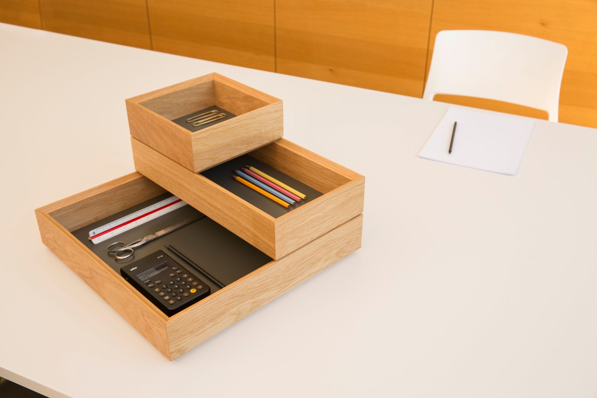 Tidy Tray Set of 3 gray Favius
