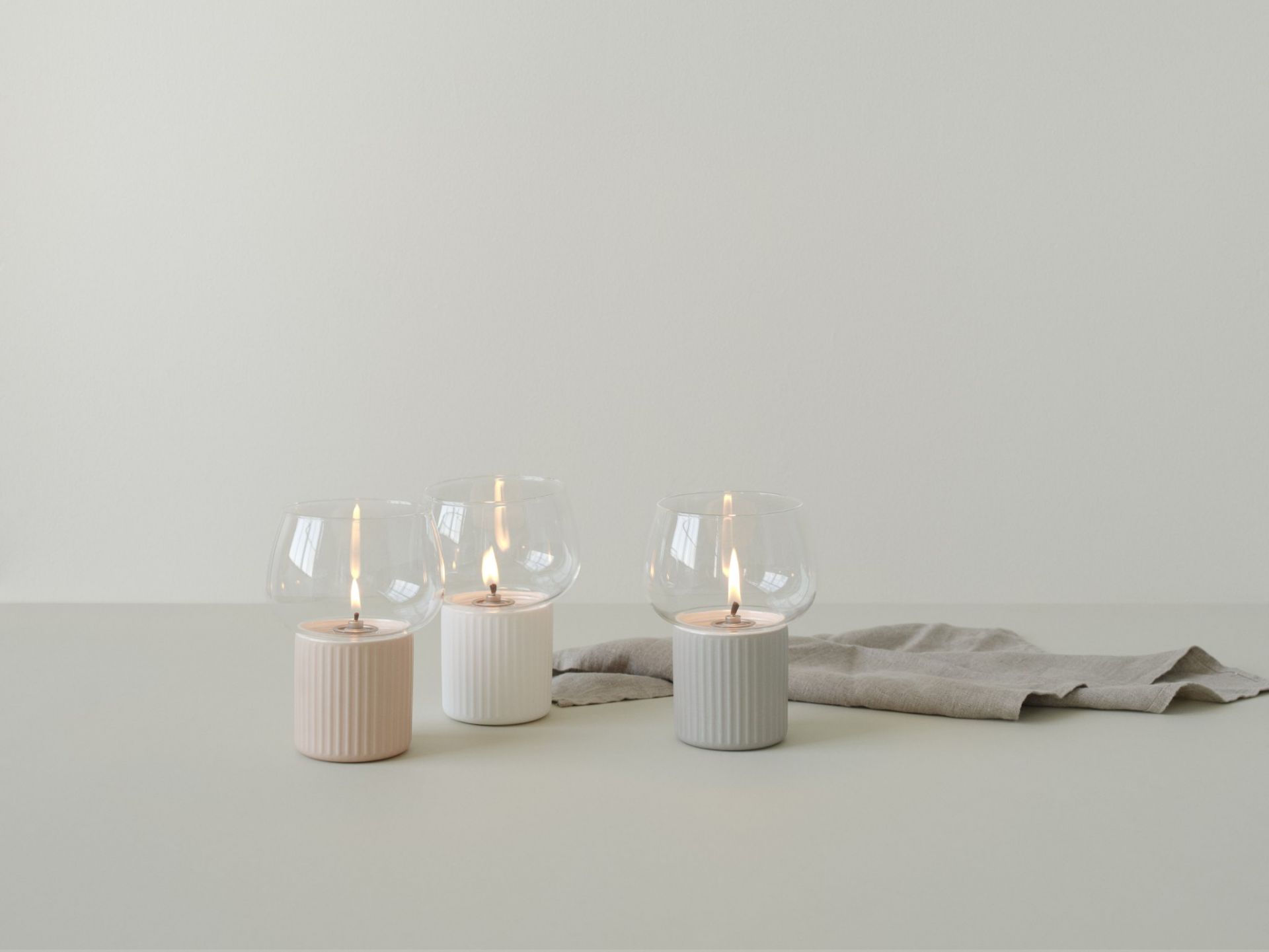Hygge Hurricane Wind Light RIG TIG by Stelton Grey SINGLE PIECES