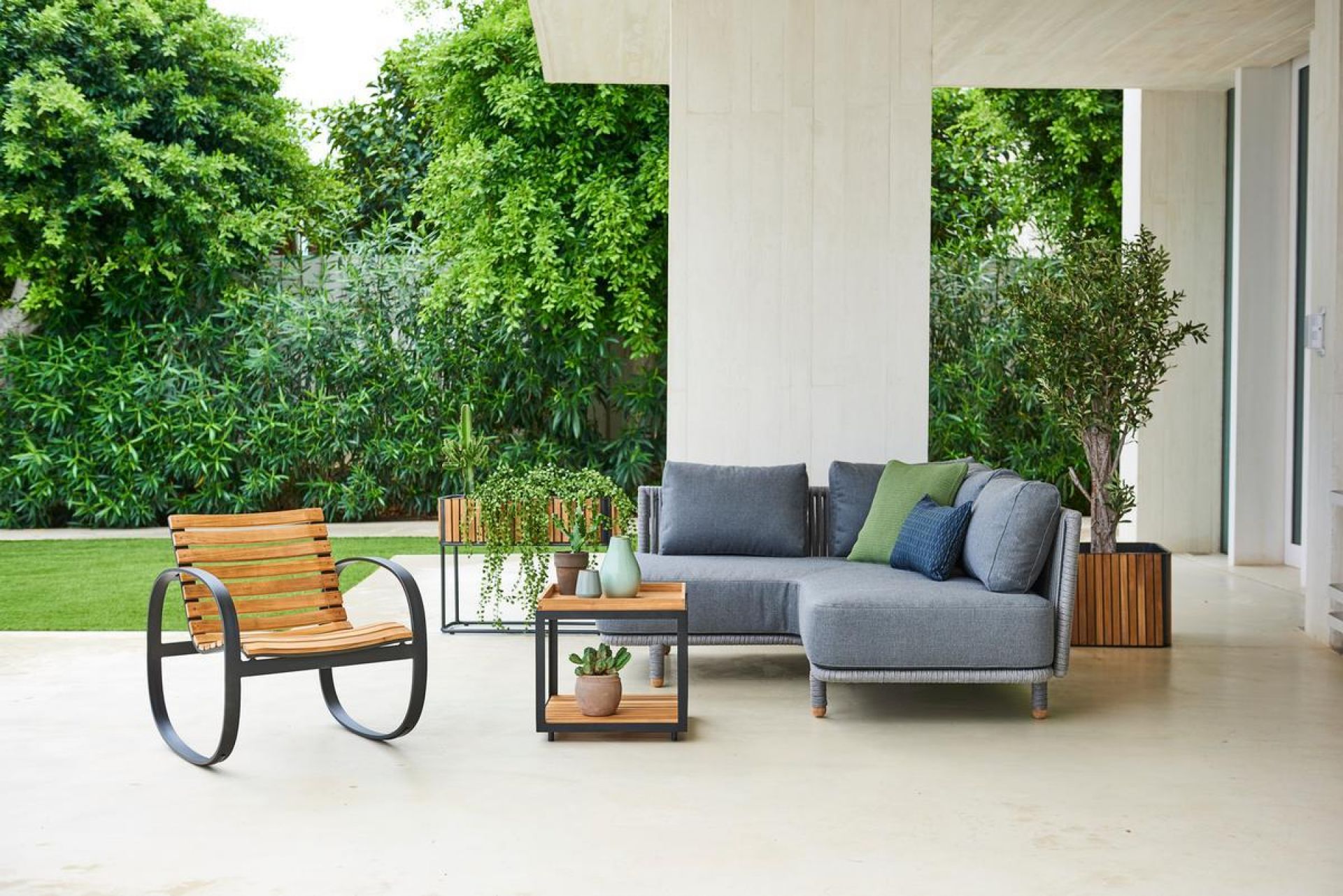 Moments Outdoor sofa corner module Cane-Line