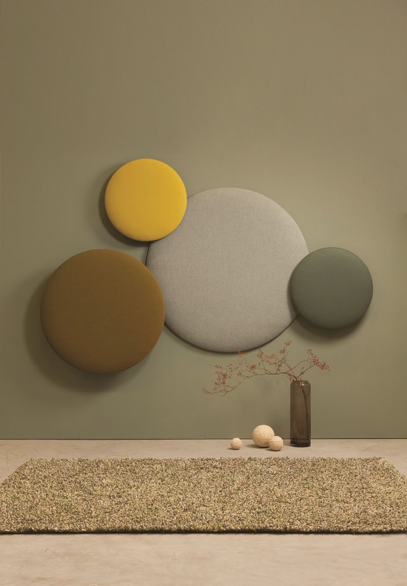 Pillow Round Wall panel / Acoustic element Cascando